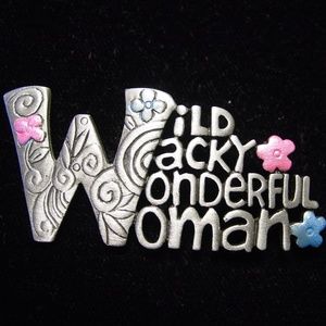COPY - 🆕 ‘WILD Wacky WONDERFUL’ Woman Pin Brooch